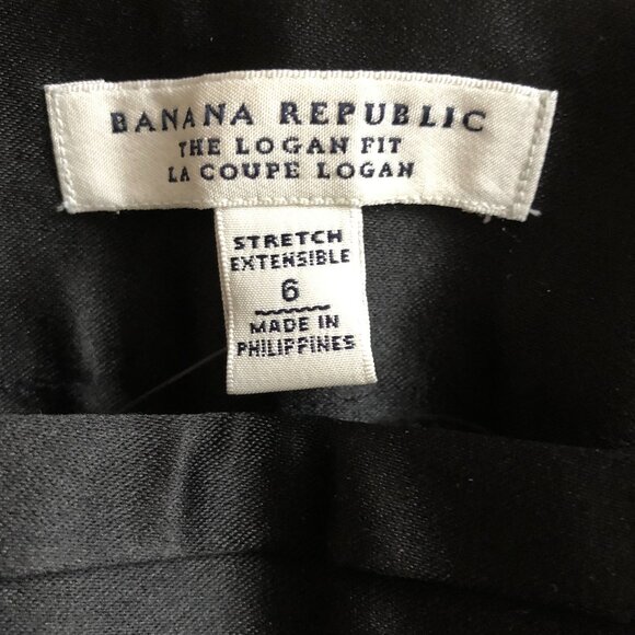 Banana Republic Ladies Black Tuxedo Trousers - Picture 6 of 11